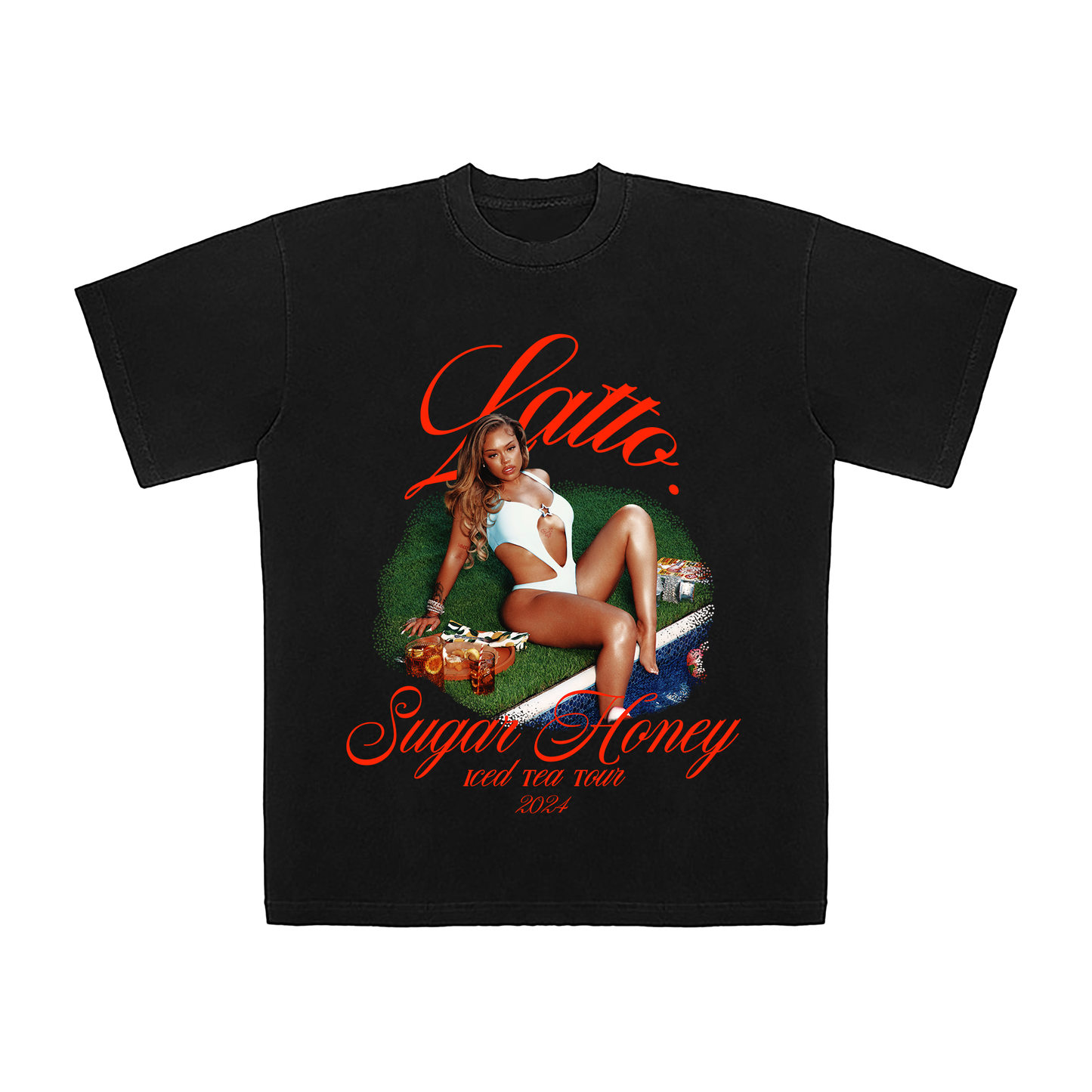 Sugar Honey Iced Tea Tour Tee Black