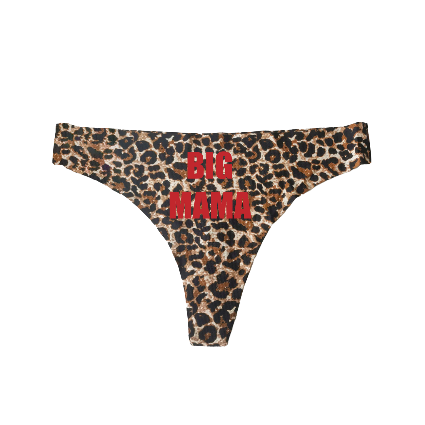 Big Mama Cheetah Thong