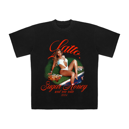 Sugar Honey Iced Tea Tour Tee Black