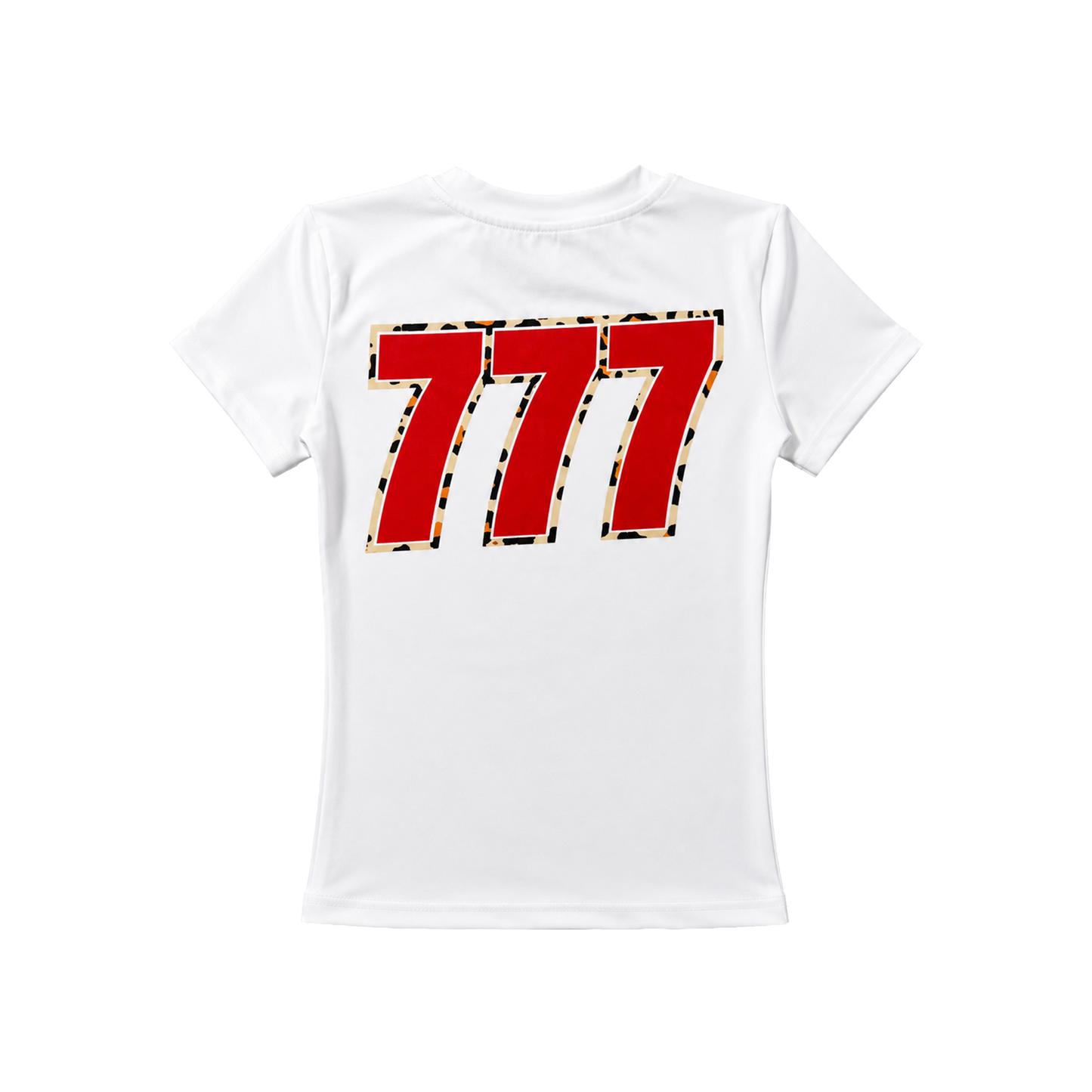 777 Baby Tee (White)